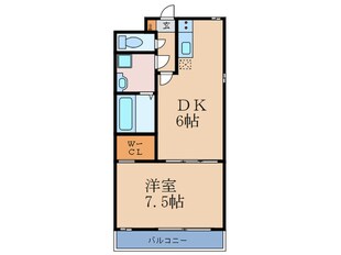 ジュネス姫里Ⅰの物件間取画像